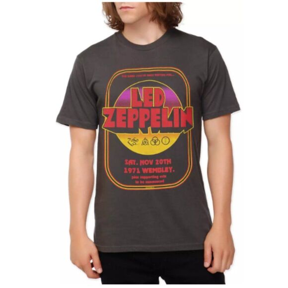 Led Zeppelin Wembley 1971 T-Shirt - Picture 1 of 10